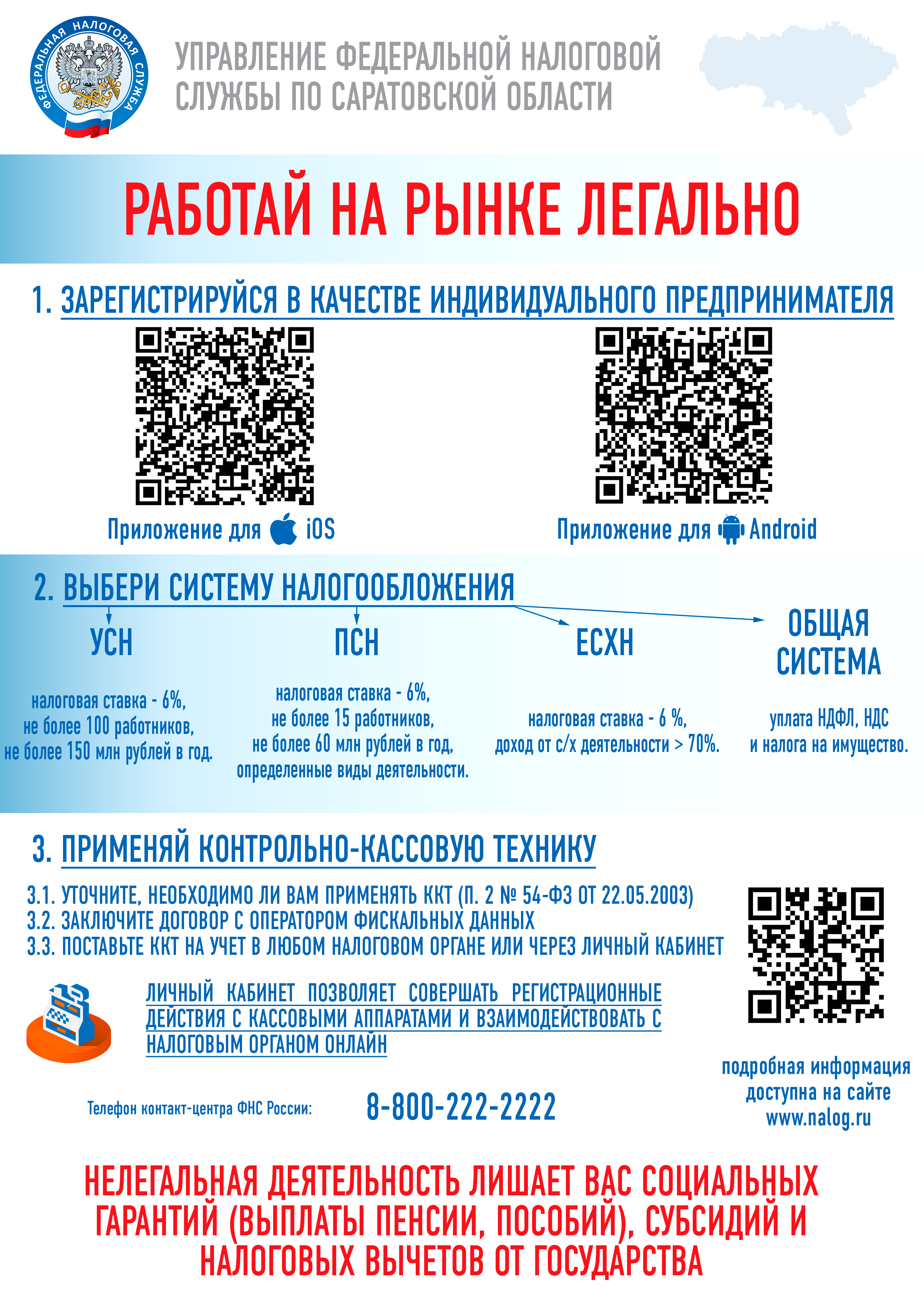 Уведомление о необходимости соблюдения положений Федерального закона от  22.05.2003 № 54-ФЗ «О применении контрольно-кассовой техники при  осуществлении расчетов в Российской Федерации»